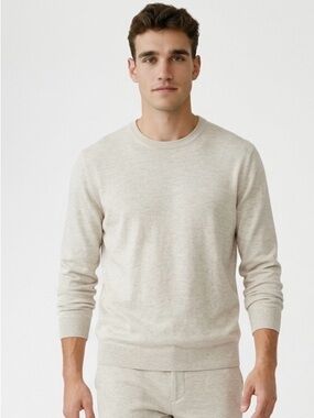 Bonobos Crewneck Sweater in Oat Heather